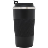 Термокружка вакуумная герметичная BPA FREE, 500 мл (чёрная)